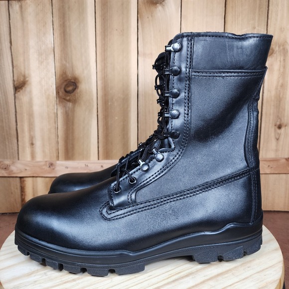 Bates Boots Mens Size 11 Steel Toe DuraShocks Work Leather Oil Resistant ASTM - Picture 1 of 10